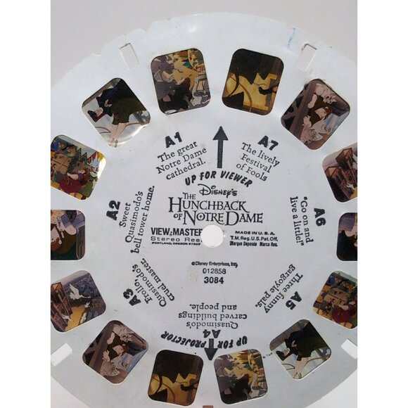 Viewmaster 3D Viewer Red Classic Vintage w/ Hunchback of Notre Dame Reels - Picture 3 of 11